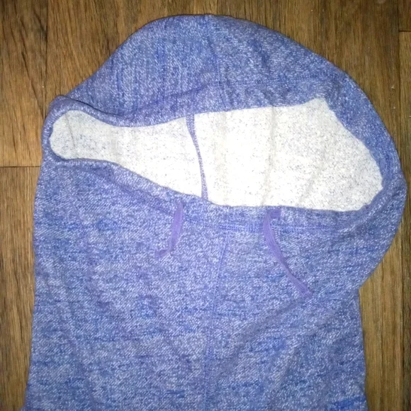 MOSSIMO SUPPLY CO Women's Hoodie Pullover XS Mock Neck Blue - Picture 2 of 3